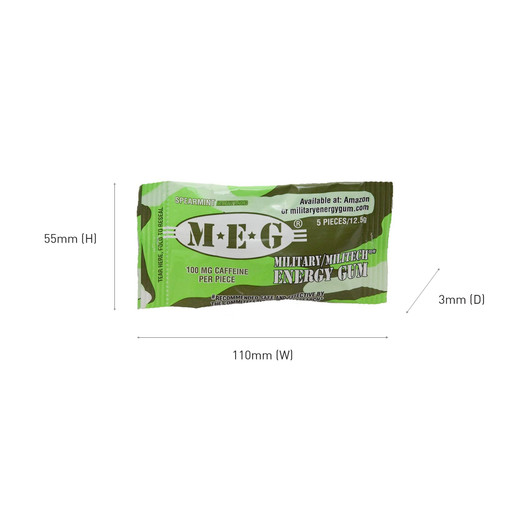 Military Energy Gum - Spearmint