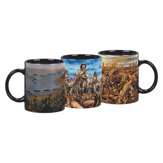 Gallipoli 1915 Set of 3 Ltd Coffee Mugs