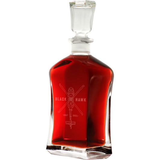 Black Hawk Italian Glass Decanter