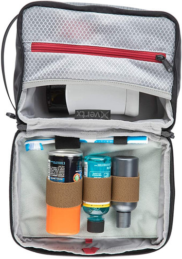 Vertx-Contingency Outbound Kit-Heather Navy/Galaxy Black A Discreet, Versatile Addition To Your Travel ArsenalOrganization is key when it comes to your travel loadout. That’s why the Vertx® Contingency Outbound Kit is designed with two interior compartme