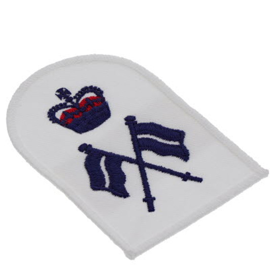 Signals Petty Officer Badge White Order the Quality Signals Petty Officer Badge White now from the military specialists. Perfectly sized, this badge has embroidered details ready for wear. Order now. Specifications: Material: Embroide Signals Petty Officer Badge White Order the Quality Signals Petty Officer Badge White now from the military specialists. Perfectly sized, this badge has embroidered details ready for wear. Order now. Specifications: Material: Embroide