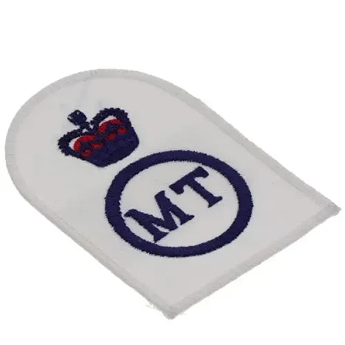 Motor Transport Driver Petty Officer Badge White