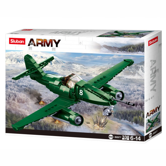Army Battle Of Budapest - Me-262 Fighter 338 Pcs C16