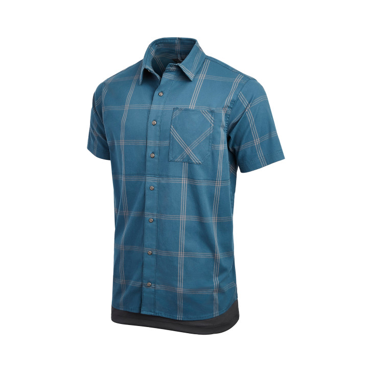 Men’s Guardian Stretch Shirt Ss-Deep Sea Plaid Men’s Guardian Stretch Shirt Ss-Deep Sea Plaid