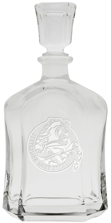 Australian Light Horse Italian Glass Decanter Australian Light Horse Italian Glass Decanter Honour the Australian Light Horse with this stunning Italian Glass Decanter. Featuring a beautifully detailed Light Horse design, this beautiful decanter is a wonderful gift and perfect for any cabine