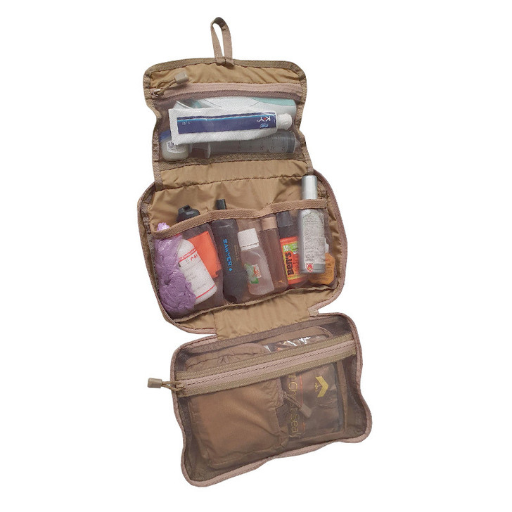 Sord-Admin Organiser Set - Coyote Sord-Admin Organiser Set - Coyote The Admin Organiser Set is a versatile three pouch set suitable for toiletries, first aid kits, survival kits or a combination in an organised and functional layout.  Two removeable smaller pouches, o