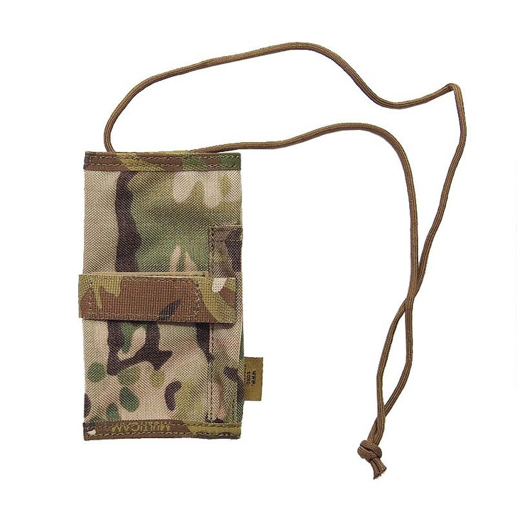 Sord-ID Security Notebook - Multicam Sord-ID Security Notebook - Multicam The ID Security Notebook is a modification of our classic Security Notebook Cover.  With a removable lanyard, Velcro for IFF/Bling and a clear ID pocket on the front, the ID Security Notebook allows t