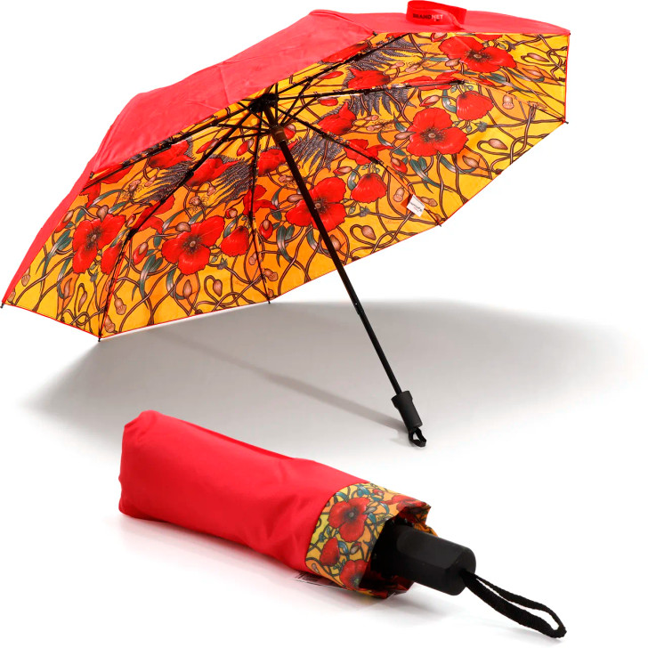 Poppy Mpressions Brothers In Arms Compact Umbrella