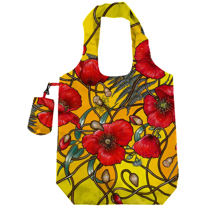 Poppy Mpressions Brothers In Arms Shopping Bag Poppy Mpressions Brothers In Arms Shopping Bag This foldable shopping bag featuring the evocative art of Adriana Seserko, Poppy Mpressions Brothers in Arms.Polyester. 34cm x 58cm. Discover more from the,  Poppy Mpressions Fields of Poppies Collect