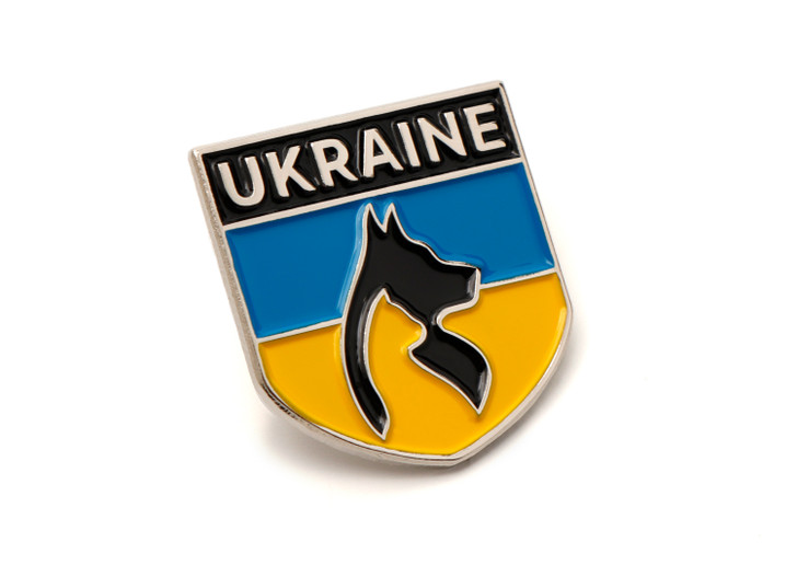 Ukraine Animal Support Lapel Pin Ukraine Animal Support Lapel Pin