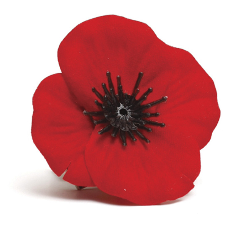 Material Poppy Badge On Card Material Poppy Badge On Card The classic Material Poppy Badge On Card from the military specialists. This traditional material poppy is worn by Australians from every walk of life displaying  pride in honouring the Anzac spirit,