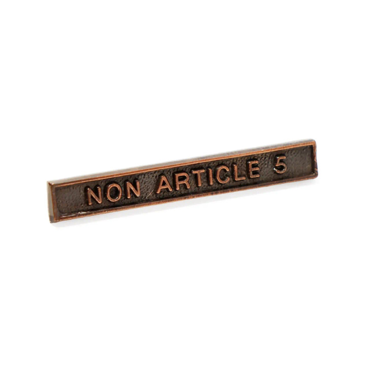 Nato Non Article 5 Clasp