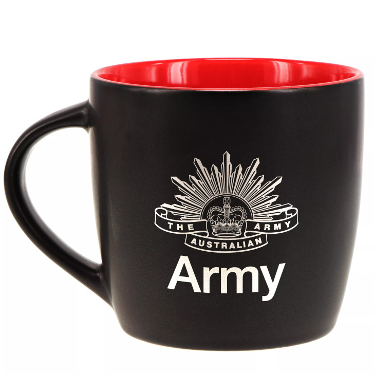 Army Mug Black/Red