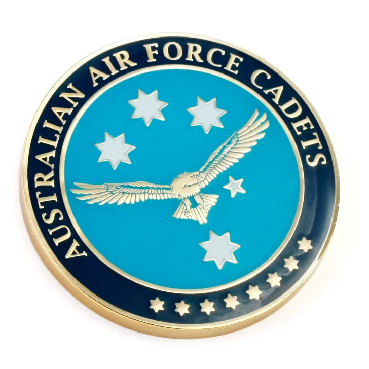 AAFC 48mm Medallion Full - Colour Enamel