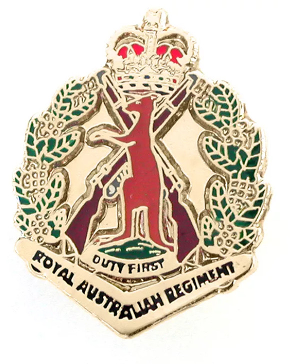 RAR Lapel Pin On Card