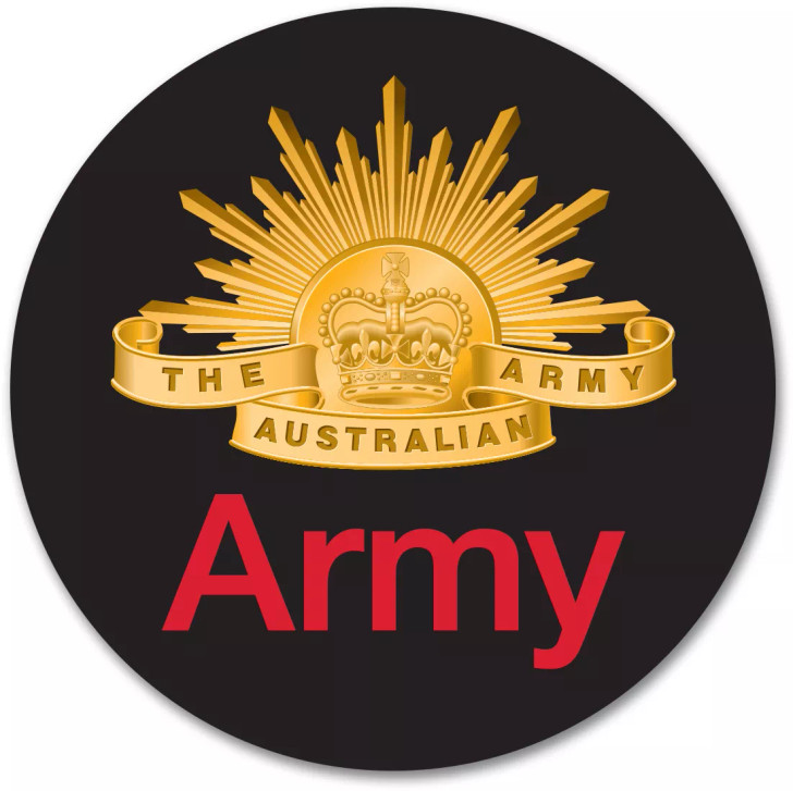 Army Round Sticker