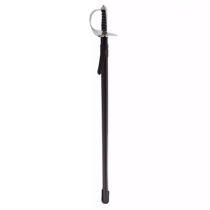Windlass Infantry Sword with Leather Scabbard - Carbon Steel (Kings Cypher) Image 0