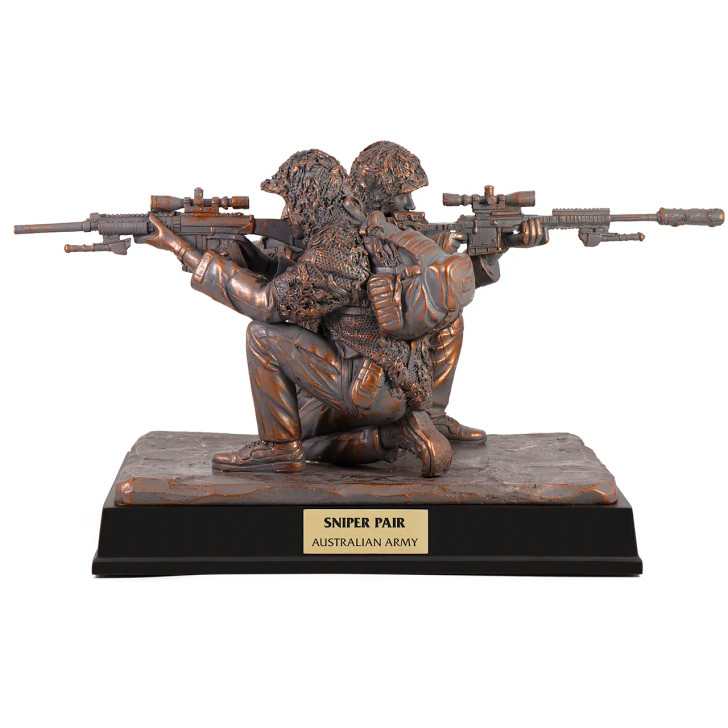 Australian Army Sniper Pair Limited Edition Figurine