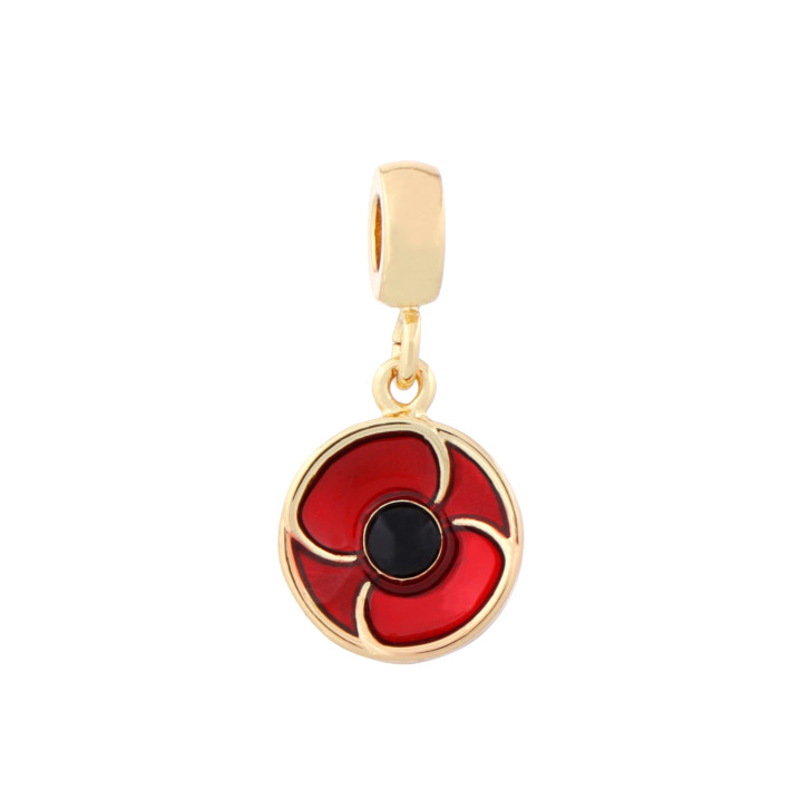 Red Poppy Charm