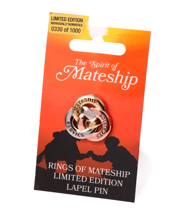 Rings of Mateship Limited Edition Lapel Pin Rings of Mateship Limited Edition Lapel Pin