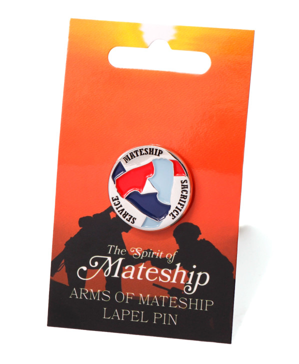 Arms of Mateship Lapel Pin