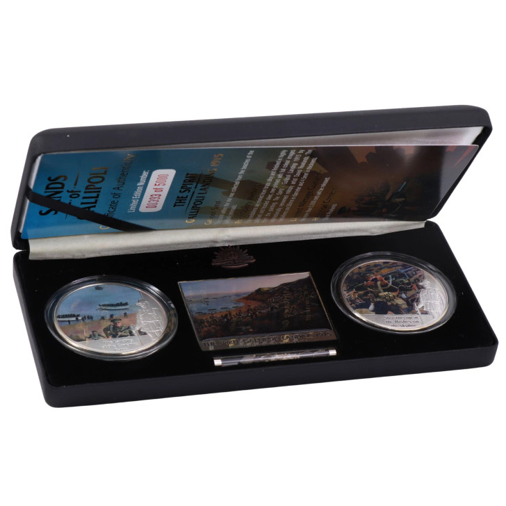 The Landing Set of Two Ltd Ed Medallions SoG 12 The Landing Set of Two Ltd Ed Medallions SoG 12