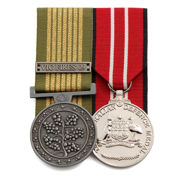 National Emergency Medal (Vic Bushfires 09) + ADM