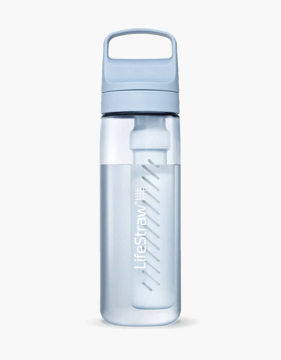 LifeStraw Go 2.0 Water Filter Bottle 22oz- Icelandic Blue LifeStraw Go 2.0 Water Filter Bottle 22oz- Icelandic Blue