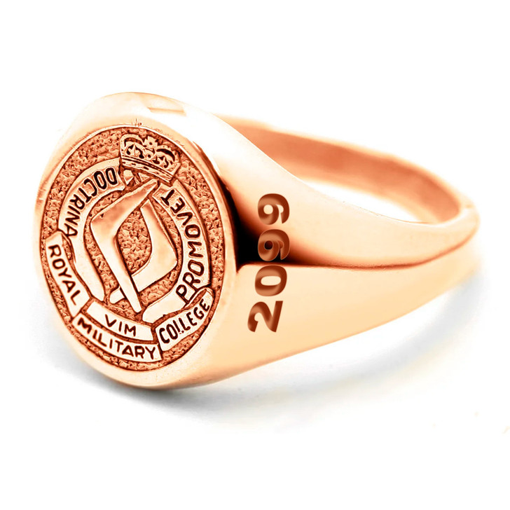 RMC Graduation Ring - Style B - 9ct Rose Gold RMC Graduation Ring - Style B - 9ct Rose Gold