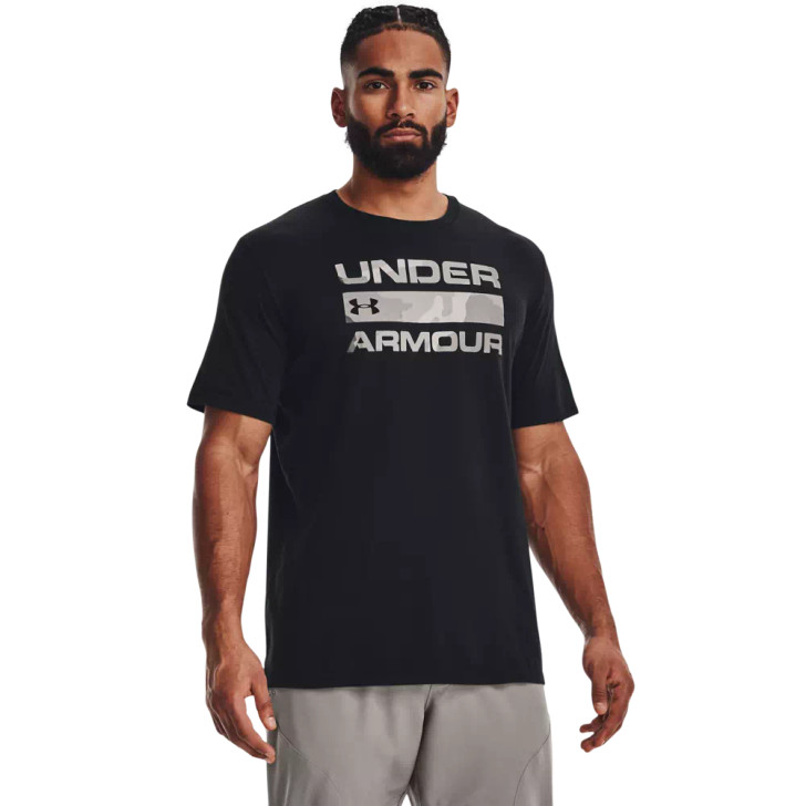 Under Armour M Stacked Logo Fill Short Sleeve - Black Under Armour M Stacked Logo Fill Short Sleeve - Black