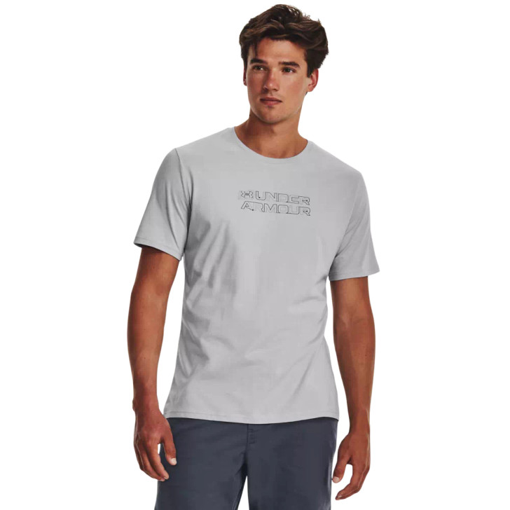 Under Armour Outdoor Trail Wordmark Short Sleeve - Grey Under Armour Outdoor Trail Wordmark Short Sleeve - Grey