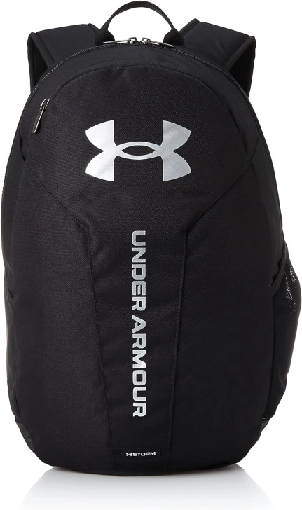 Under Armour HUSTLE LITE BACKPACK-Black -Metallic Silver Under Armour HUSTLE LITE BACKPACK-Black -Metallic Silver