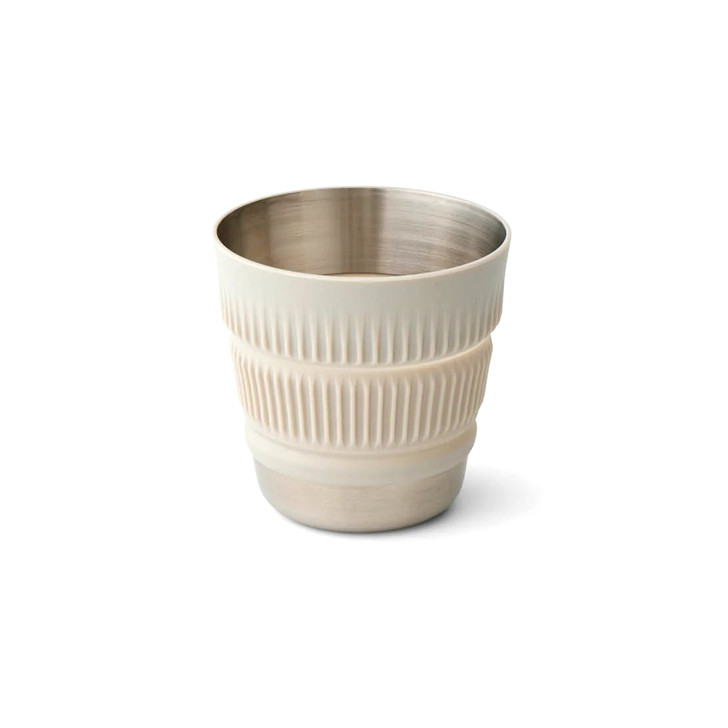 Detour Stainless Steel Collapsible Mug - Grey Image 0