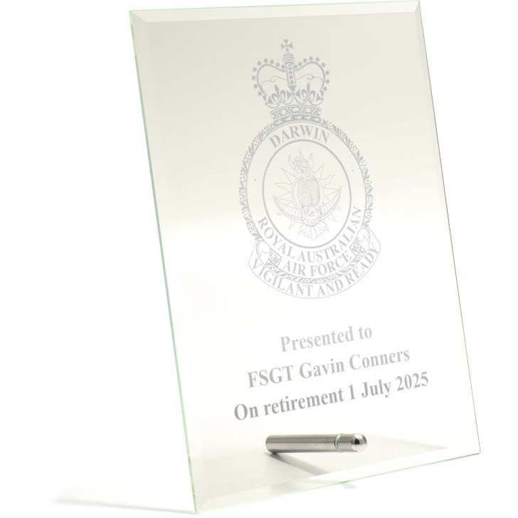 RAAF Base Darwin (RAAFDAR) Essence Glass Award