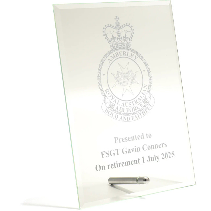 RAAF Base Amberly (RAAFAMB) Essence Glass Award