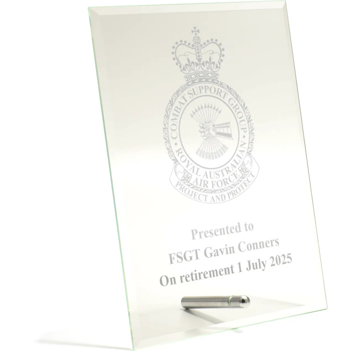 Combat Support Group (CSG) Essence Glass Award