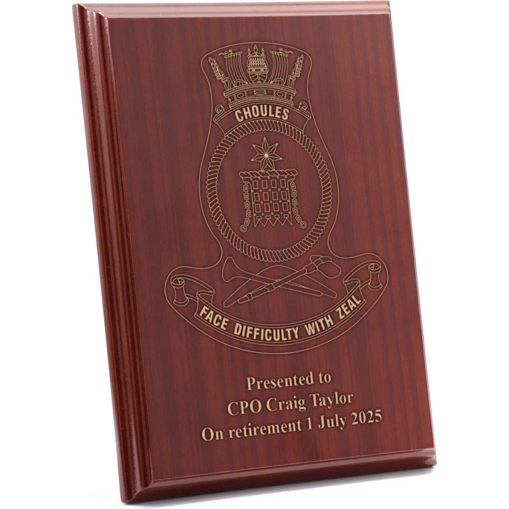 HMAS Choules Omega Timber Award