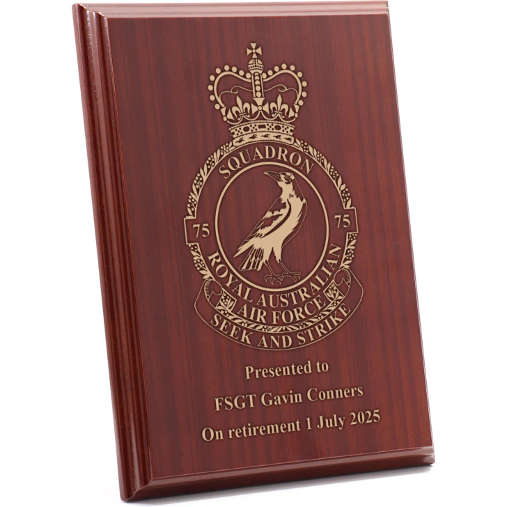 No 75 Squadron (75SQN) Omega Timber Award