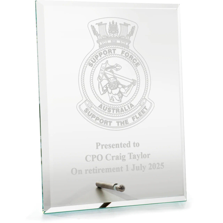 Support Force Everest Glass Award in Gift Box