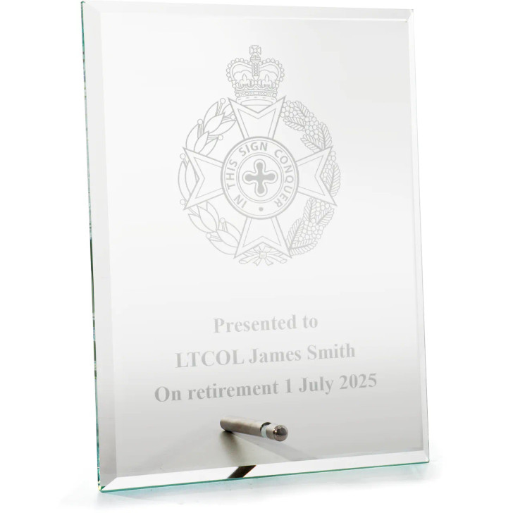 Royal Australian Chaplains Department (RAA Ch D) Everest Glass Award in Gift Box