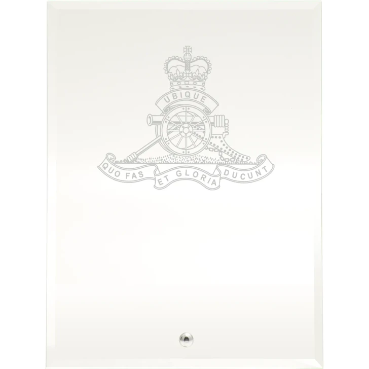 Royal Regiment of Australian Artillery Essence Glass Award | Engraved ...