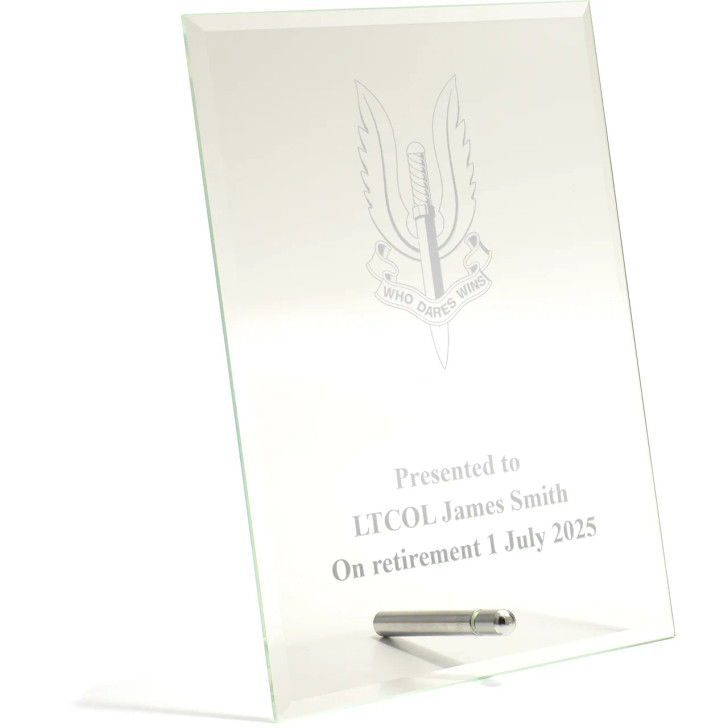 Special Air Service Regiment (SASR) Essence Glass Award