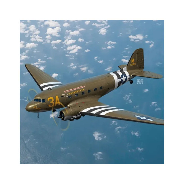 Academy 1/144 USAAF C-47 Skytrain Plastic Model Kit - Aus Decals