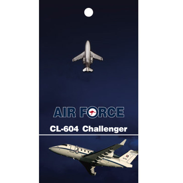 CL-604 Challenger Lapel Pin On Card Get the quality CL-604 Challenger Lapel Pin On Card today, order now from the military specialists. This 25mm nickel-plated lapel pin is a masterful 3D lapel pin, with a butterfly clasp on the back an