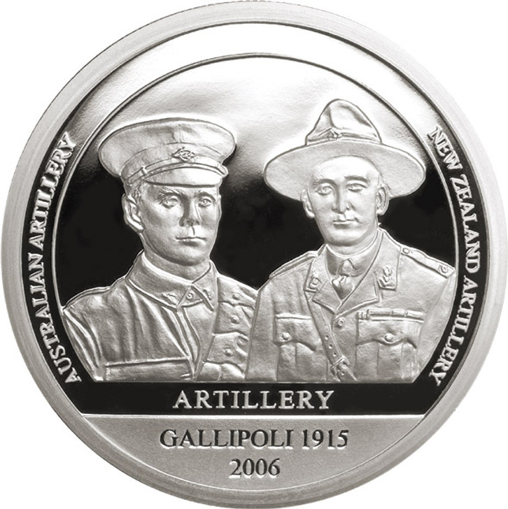 SoG 06 Limited Edition Medallion - Artillery The spectacular Sands of Gallipoli 2006 release Artillery Limited Edition Medallion from the military specialists. At Anzac the Allied artillery was hampered by a shortage of ammunition the narrowness