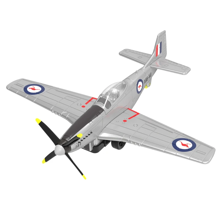 P-51 Die Cast P-51 MUSTANG FIGHTER -Display Tray Of 6