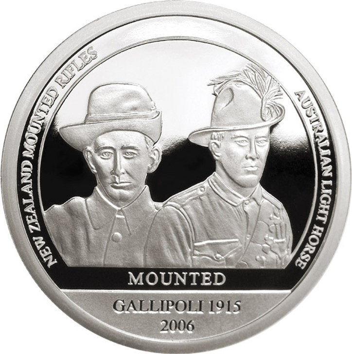 SoG 06 Limited Edition Medallion - Mounted The spectacular Sands of Gallipoli 2006 release Mounted Limited Edition Medallion from the military specialists. In May 1915 members of the Australian Light Horse and New Zealand Mounted Rifles after