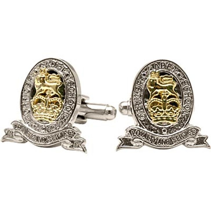 OCS Portsea Cuff links OCS Portsea Cuff links Officer Cadet School Portsea (OCS Portsea) 20mm full colour enamel cuff links. Order now from the military specialists. These beautiful gold plated cuff links are the perfect accessory for work or fun