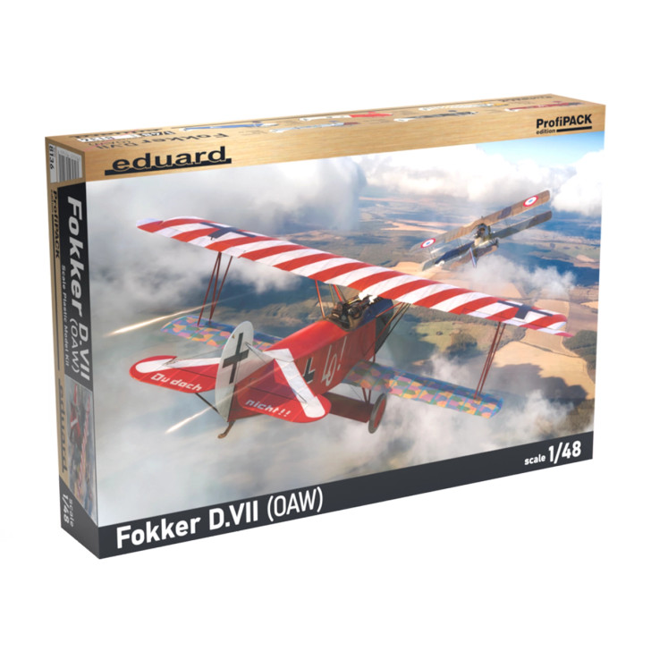 Eduard 1/48 Fokker D.VII OAW Plastic Model Kit Eduard 1/48 Fokker D.VII OAW Plastic Model Kit