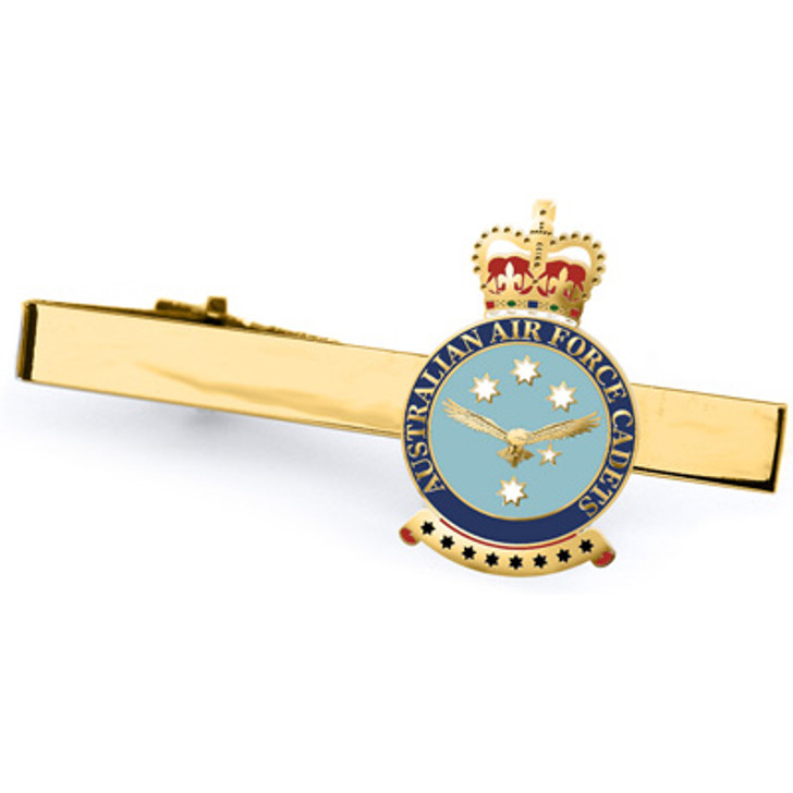 AAFC Tie Bar AAFC Tie Bar Australian Air Force Cadet (AAFC) 20mm full colour enamel tie bar. Order now from the military specialists. This beautiful gold plated tie bar looks great on both work and formal wear.